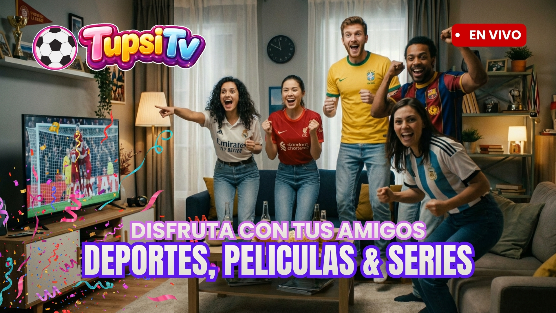 TupsiTv en smartphone